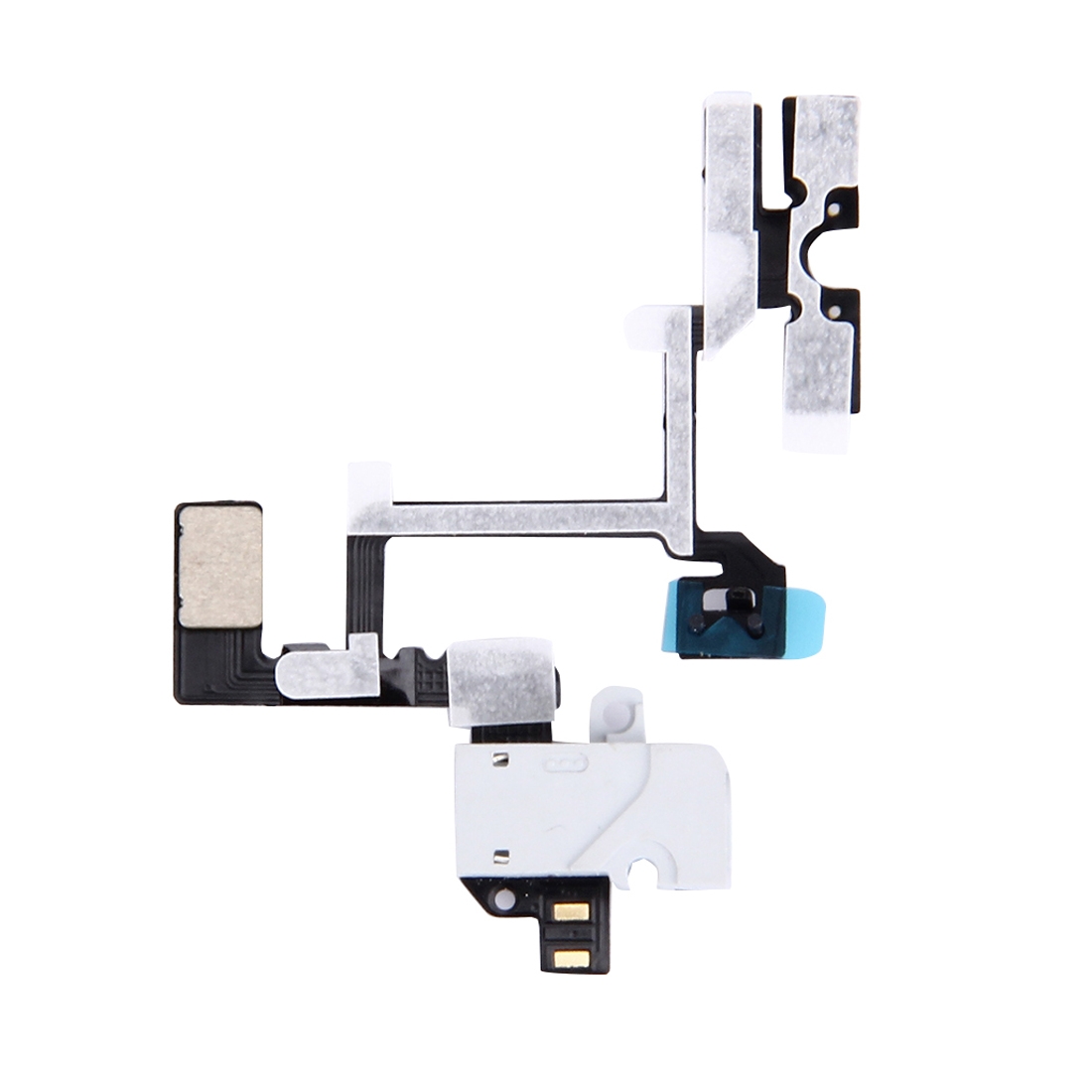 Original Headphone Audio Jack Ribbon Flex Cable for iPhone 4(White) - Shopkiz.com