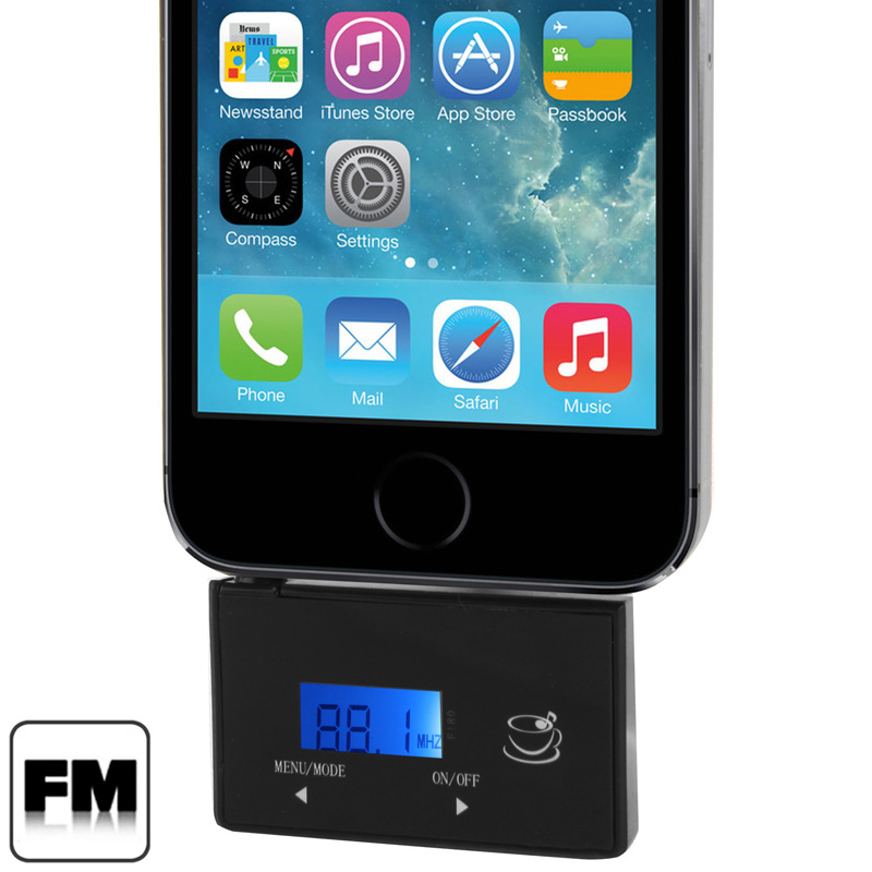 2 in 1 3.5mm Jack Car FM Transmitter / Car Handsfree, For iPhone, Galaxy, Huawei, Xiaomi, LG, HTC and Other Smart Phones(Black) - Shopkiz.com