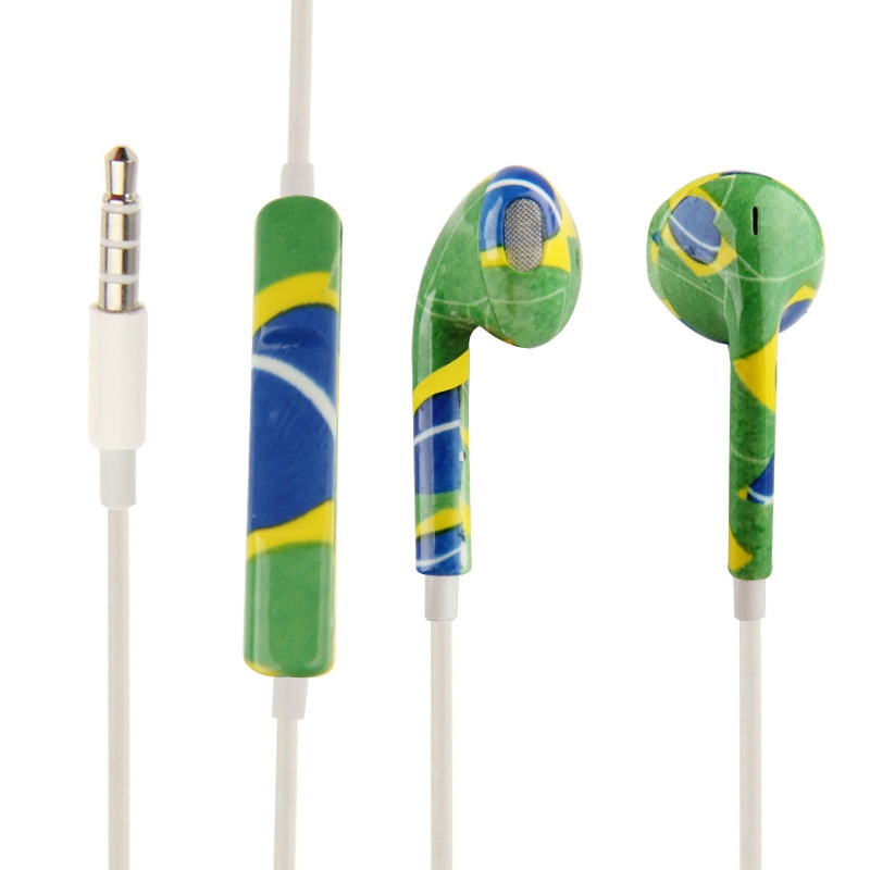 EarPods Wire-controlled Earphone, Random Color & Pattern Delivery - Shopkiz.com