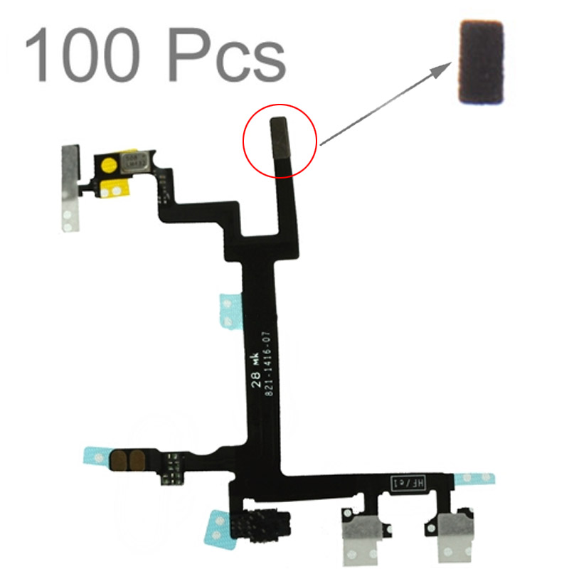 100 PCS Original Cotton Block for iPhone 5 Switch Flex Cable - Shopkiz.com