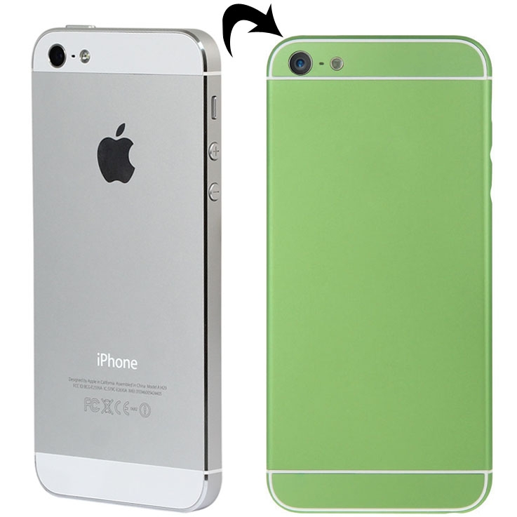 Full Assembly Metal Housing Cover with Appearance Imitation of iPhone 6 for iPhone 5, Including Back Cover & Card Tray & Volume Control Key & Power