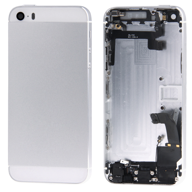 Full Assembly Housing Cover for iPhone 5S(Silver) - Shopkiz.com