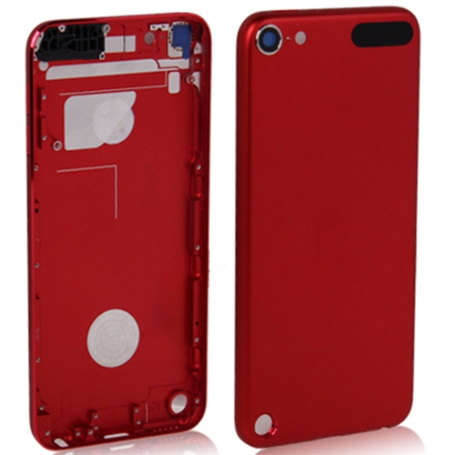 Metal  Back Cover / Rear Panel for iPod touch 5 (Red) - Shopkiz.com