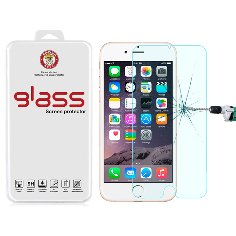 Hat-Prince 0.26mm 9H Surface Hardness 2.5D Explosion-proof Tempered Glass Film for iPhone 6 Plus - Shopkiz.com