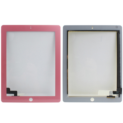 for iPad 2 / A1395 / A1396 / A1397 Touch Panel(Pink) - Shopkiz.com