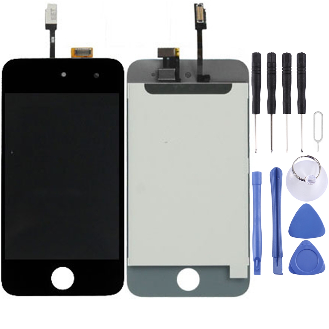 LCD Screen + Digitizer Touch Panel for iPod Touch 4(Black) - Shopkiz.com