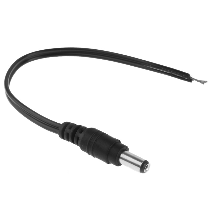 5.5 x 2.5mm DC Male Power Cable for Laptop Adapter, Length: 25cm - Shopkiz.com