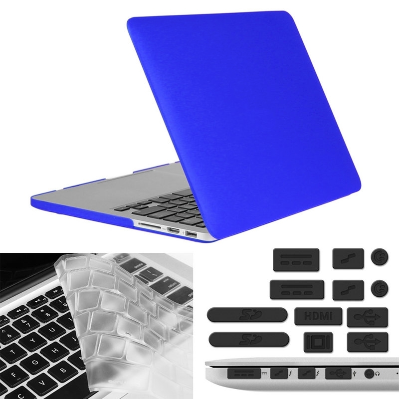 ENKAY for Macbook Pro Retina 13.3 inch (US Version) / A1425 / A1502 Hat-Prince 3 in 1 Frosted Hard Shell Plastic Protective Case with Keyboard Guard