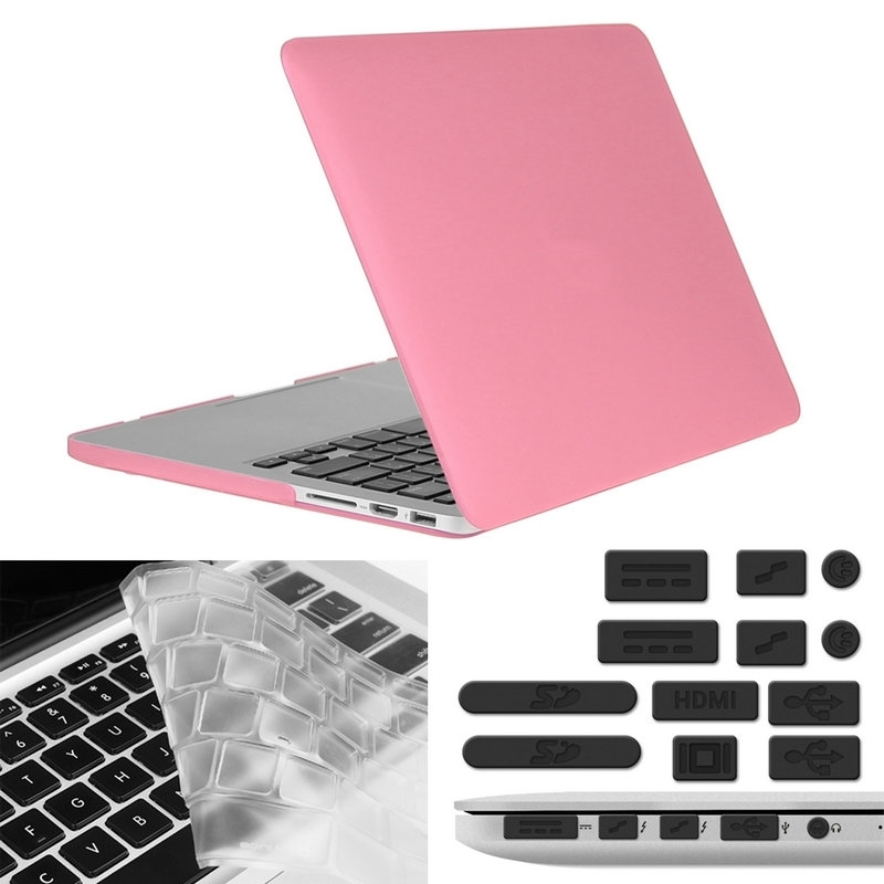 ENKAY for Macbook Pro Retina 13.3 inch (US Version) / A1425 / A1502 Hat-Prince 3 in 1 Frosted Hard Shell Plastic Protective Case with Keyboard Guard