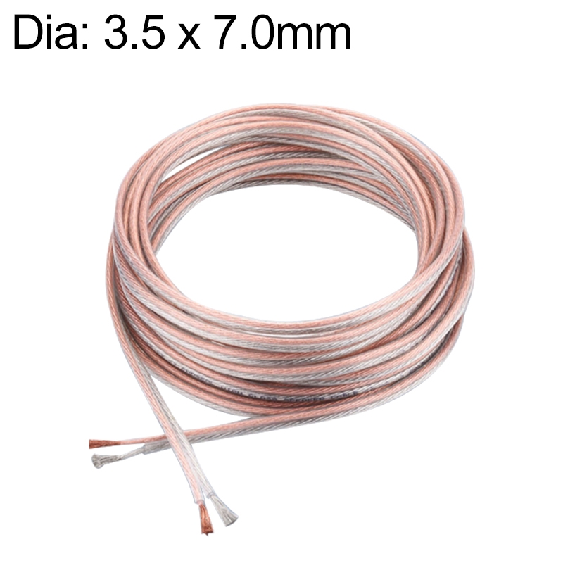 10m RVB Flexible Audio Speaker Cable, Outside Diameter: 3.5 x 7.0mm - Shopkiz.com