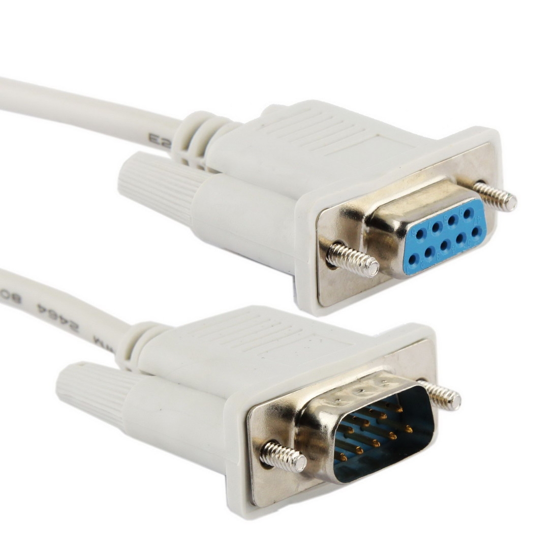 DB9 Male to Female RS232 9Pin Serial Extension Cable, Length: 1.5m - Shopkiz.com