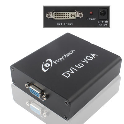 DVI to VGA Converter Box(Black) - Shopkiz.com