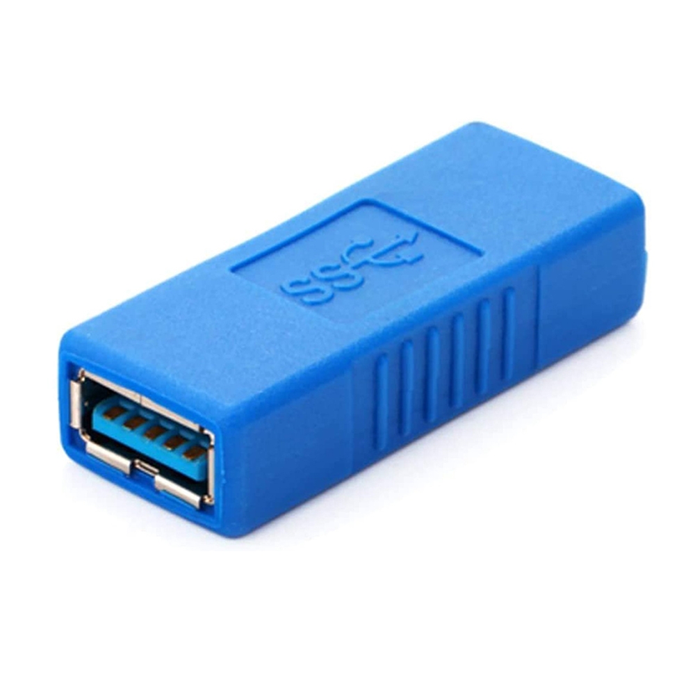 Super Speed USB 3.0 AF to AF Cable Adapter (Blue) - Shopkiz.com