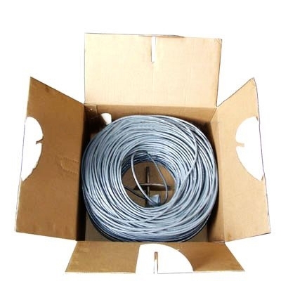 Lan Cable (CAT6E Data cable), Copper, Length: 305m, Diameter: 0.52mm - Shopkiz.com
