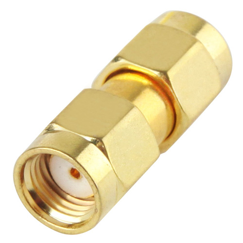 Gold Plated RP-SMA Male to RP-SMA Male Adapter - Shopkiz.com