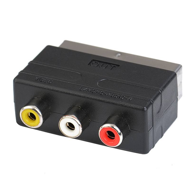A/V to 20 Pin Male SCART Adapter - Shopkiz.com