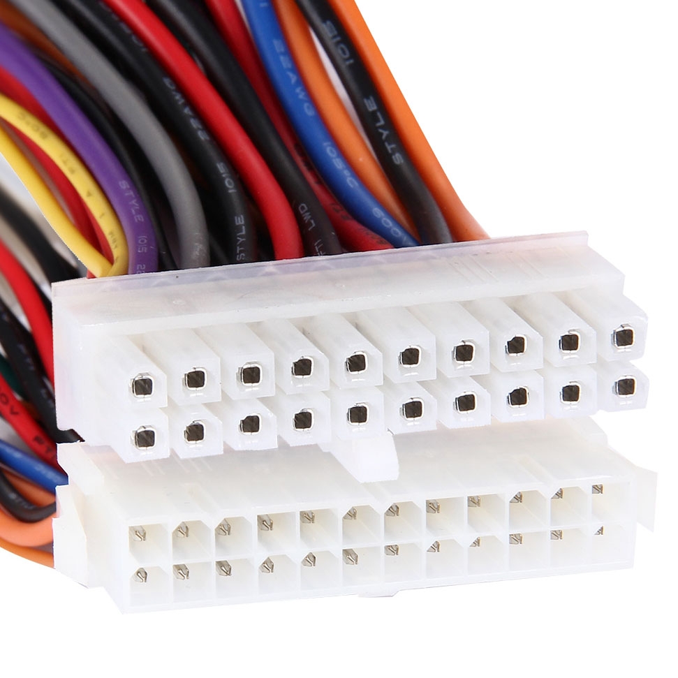 20 Pin Female to 24 Pin Male Adapter Power Extension Cable, 12cm - Shopkiz.com