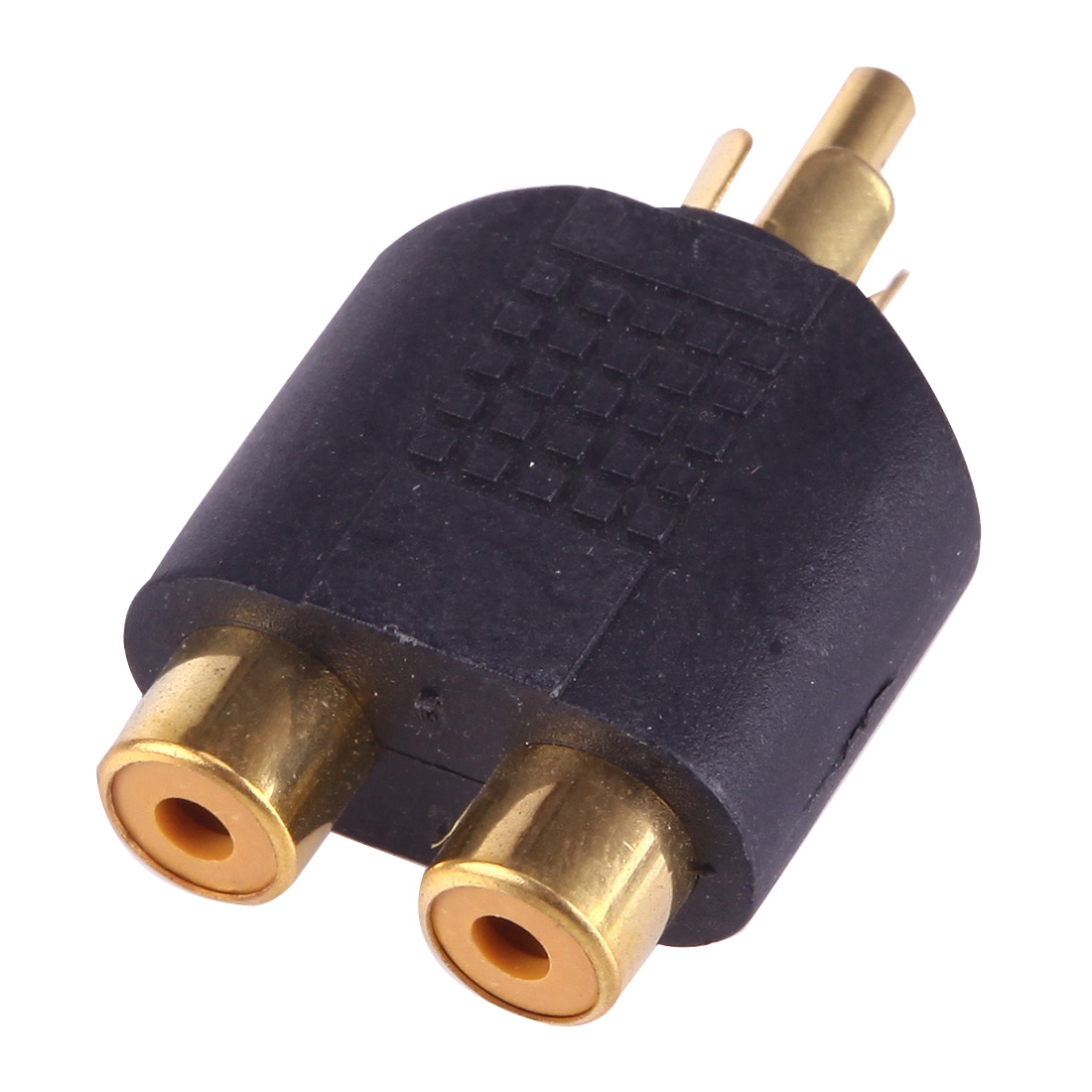 RCA plug to 2x RCA Sockets (Gold Plated) - Shopkiz.com