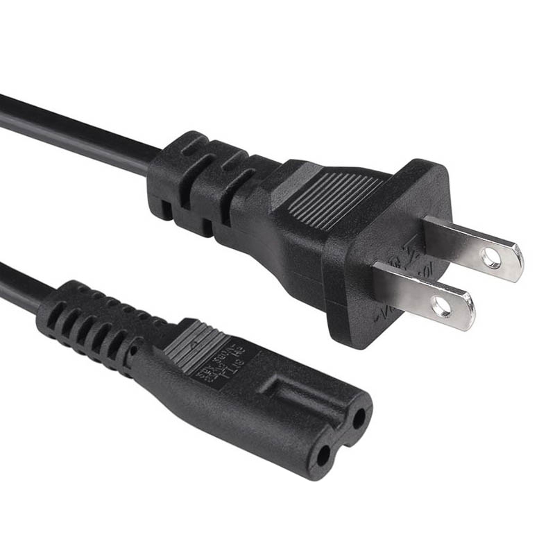 1.2m 2 Prong Style US Notebook Power Cord - Shopkiz.com