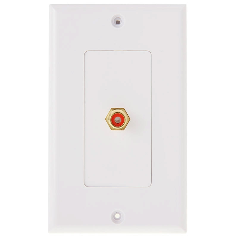 RCA Female Plugs Wall Plate Panel - Shopkiz.com