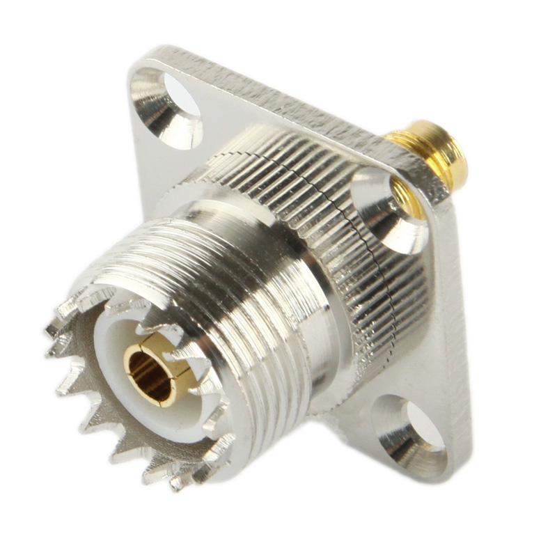 SMA Female to UHF Adapter(Silver) - Shopkiz.com