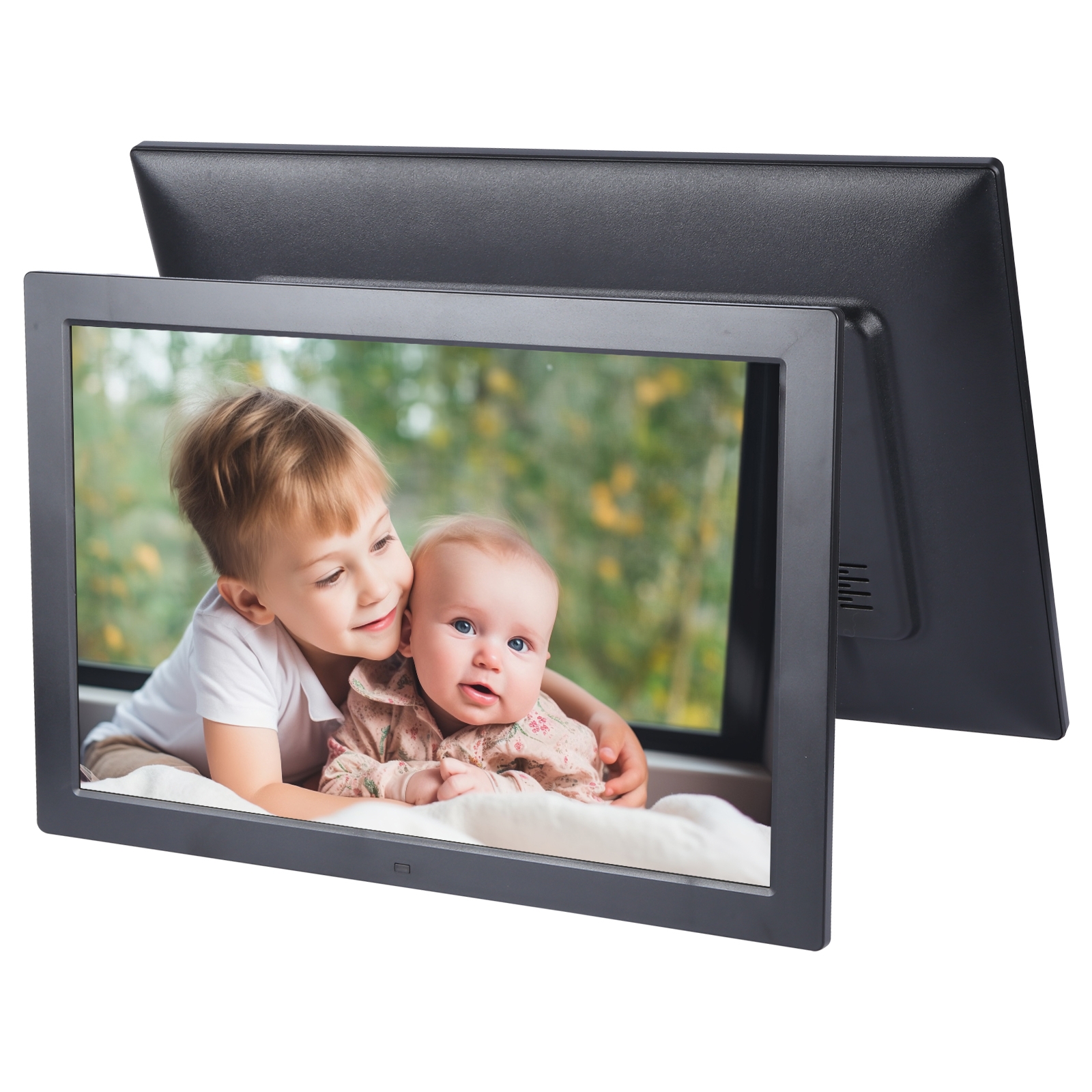 17 inch Multi-media Music & Movie Player Digital Photo Frame with Remote Control, Mstar V59 Program, Support USB / SD Card / HD Port, Built in Stereo