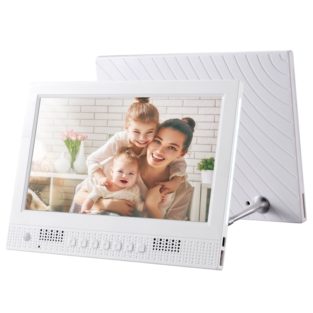 10.1 inch LED Display Multi-media Music & Movie Player Digital Photo Frame with Remote Control, Allwinner E200s Program, Support USB-Disk / SD Card,