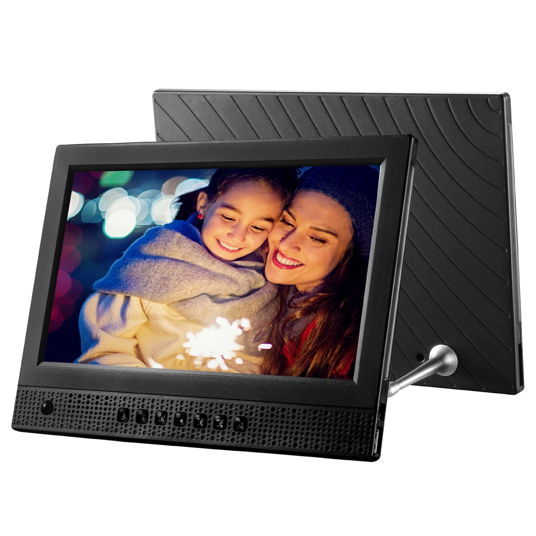 10.1 inch LED Display Multi-media Music & Movie Player Digital Photo Frame with Remote Control, Allwinner E200s Program, Support USB-Disk / SD Card,