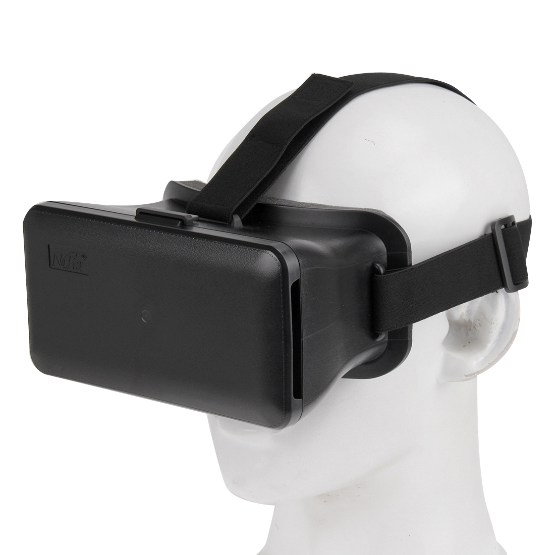 NJ-1688C+ DIY 3D Cardboard Head Mount Plastic Virtual Reality 3D Video Glasses for iPhone 6 Plus / Galaxy Note 4 / 3 etc. 5.5 inch - 6.3 inch Android