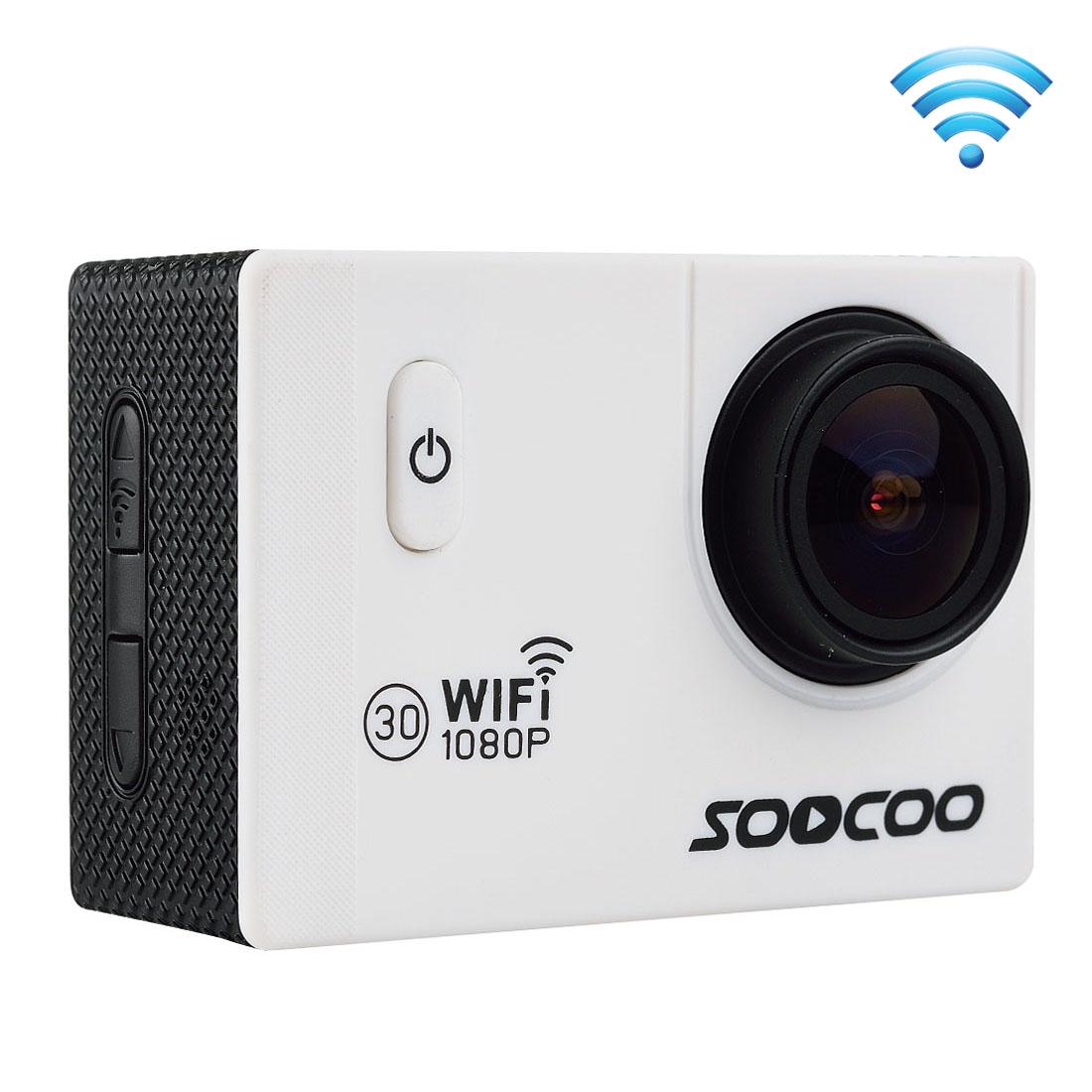 SOOCOO C10S HD 1080P NTK96655 2.0 inch LCD Screen WiFi Sports Camcorder with Waterproof Case, 170 Degrees Wide Angle Lens, 30m Waterproof(White) -