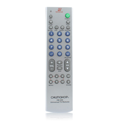 Chunghop Universal TV Remote Control (RM-68E)(Silver) - Shopkiz.com