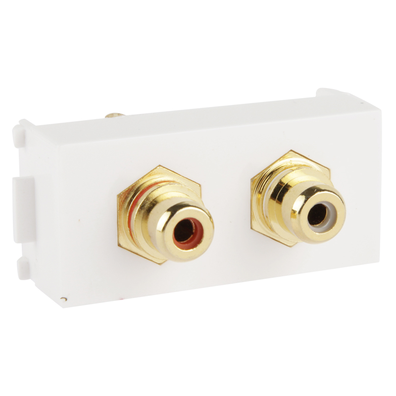 Soldering Wall Gold Plated Insert - RCA Audio Jack (N86-610H) - Shopkiz.com