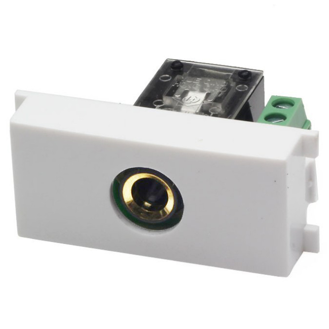 Wall Plate Insert - 6.5mm Microphone Female Jack - Shopkiz.com