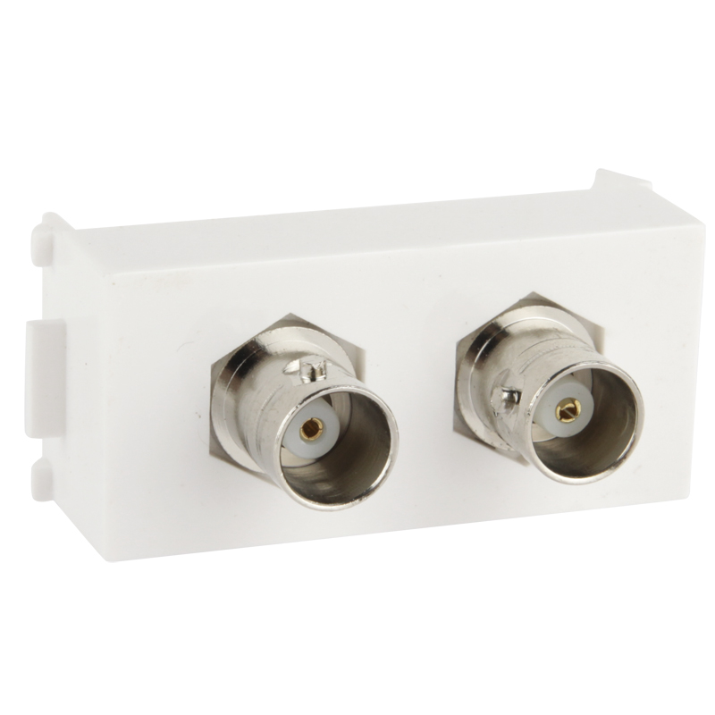 Wall Plate Insert - Dual BNC Female Jack - Shopkiz.com