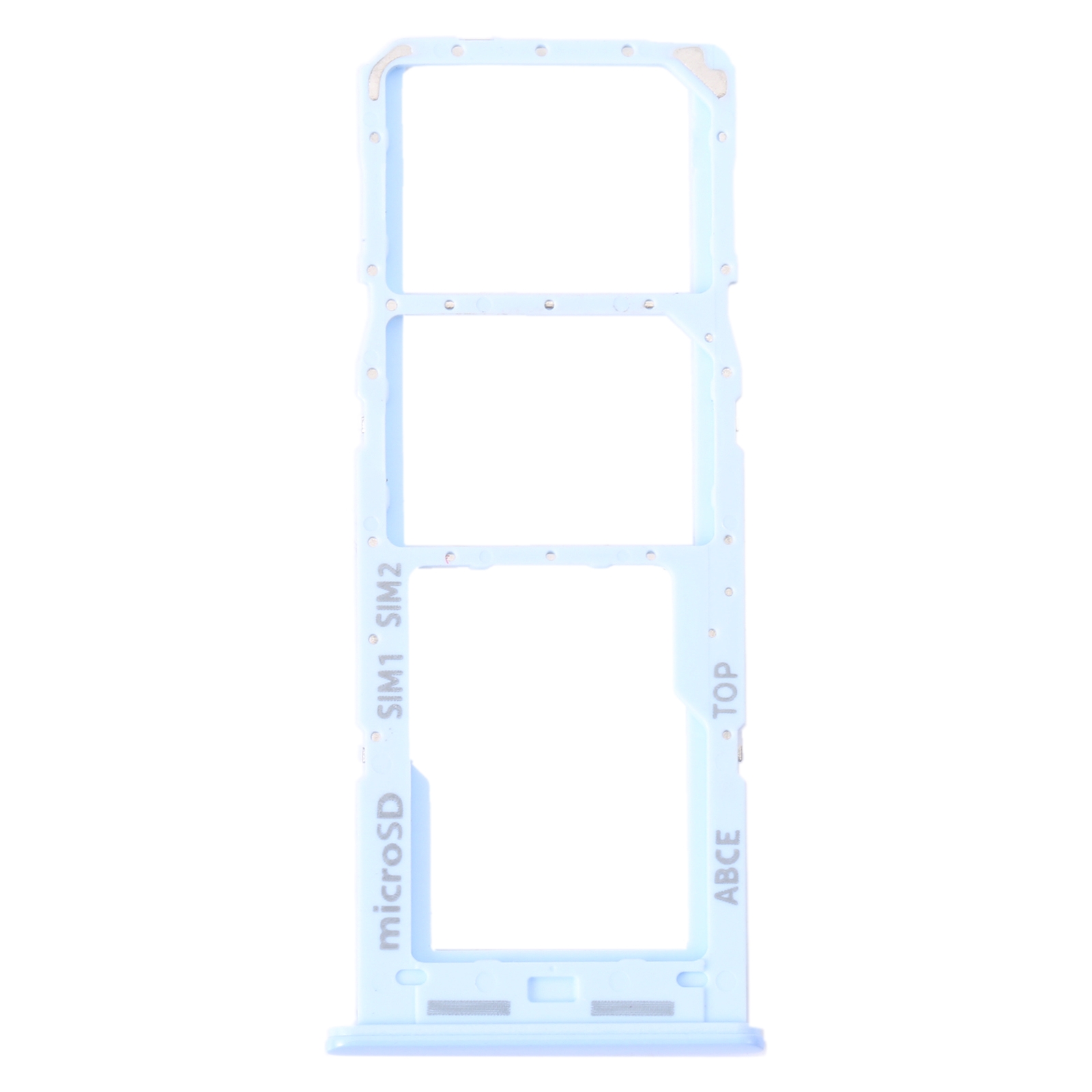 For Samsung Galaxy A23 SM-A235 Original SIM Card Tray + SIM Card Tray + Micro SD Card Tray (Blue)