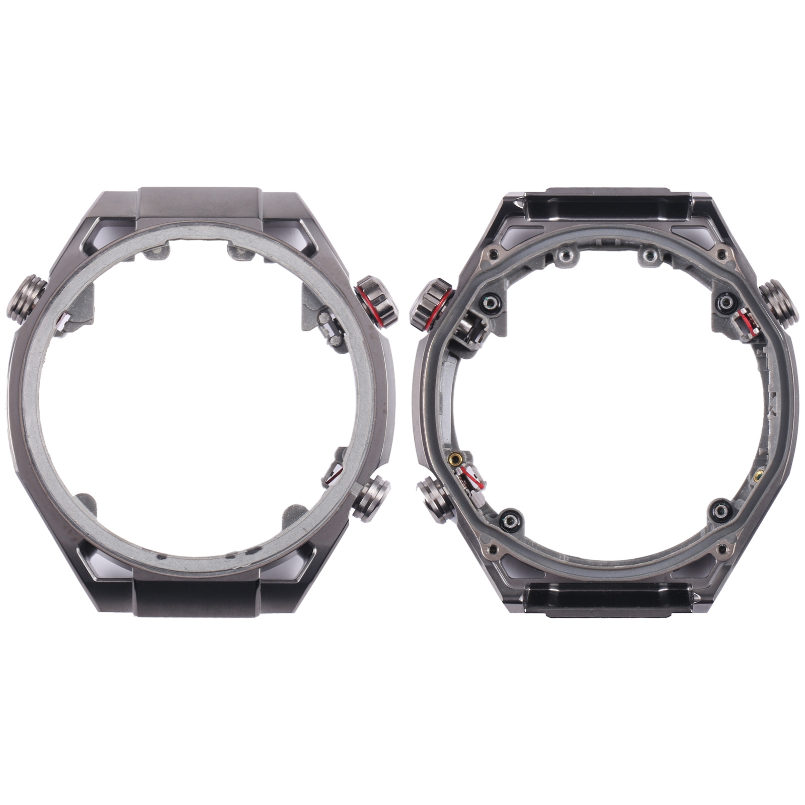 Original LCD Screen Frame Bezel Plate For Huawei Watch Ultimate(Black)