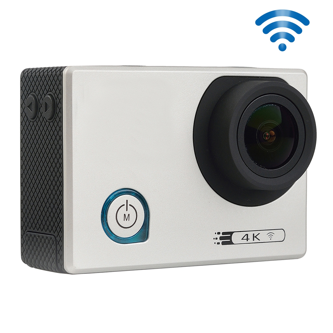 F80 4K Portable WiFi Waterproof StarVision Sport Camera, 2.0 inch Screen, Novatek 96660, 170 Degrees Wide Angle Lens, Support TF Card / HDMI(Silver)
