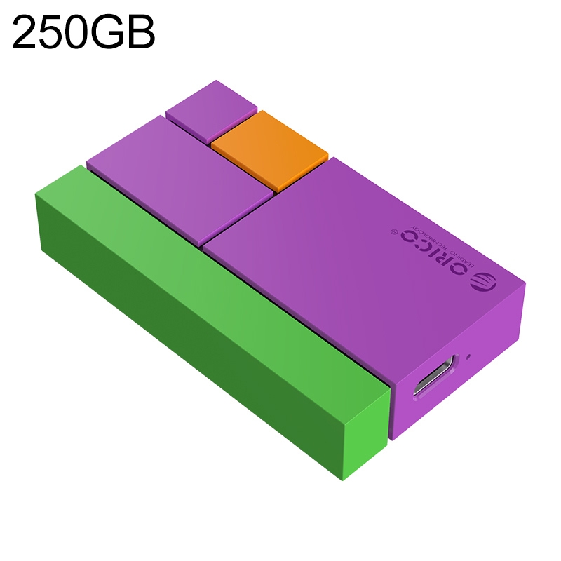 ORICO CN300 Chroma Series Portable M.2 NGFF SATA SSD, Capacity:250GB(Purple) - Shopkiz.com