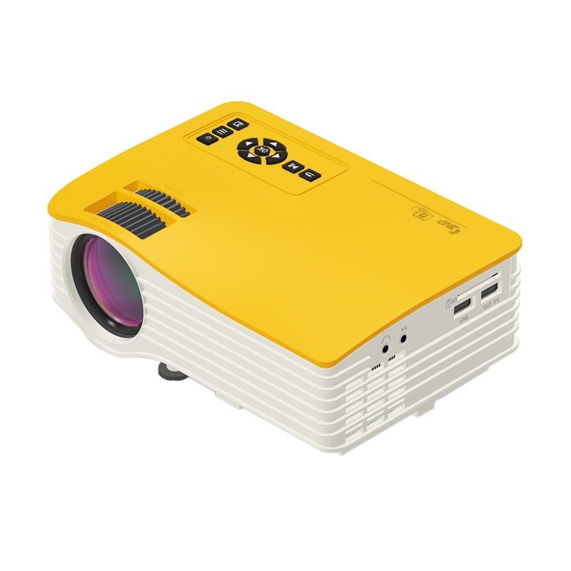 UC38D 1080P Mini Portable Children Mobile Phone with Screen Projector, Power Plug:US Plug - Shopkiz.com