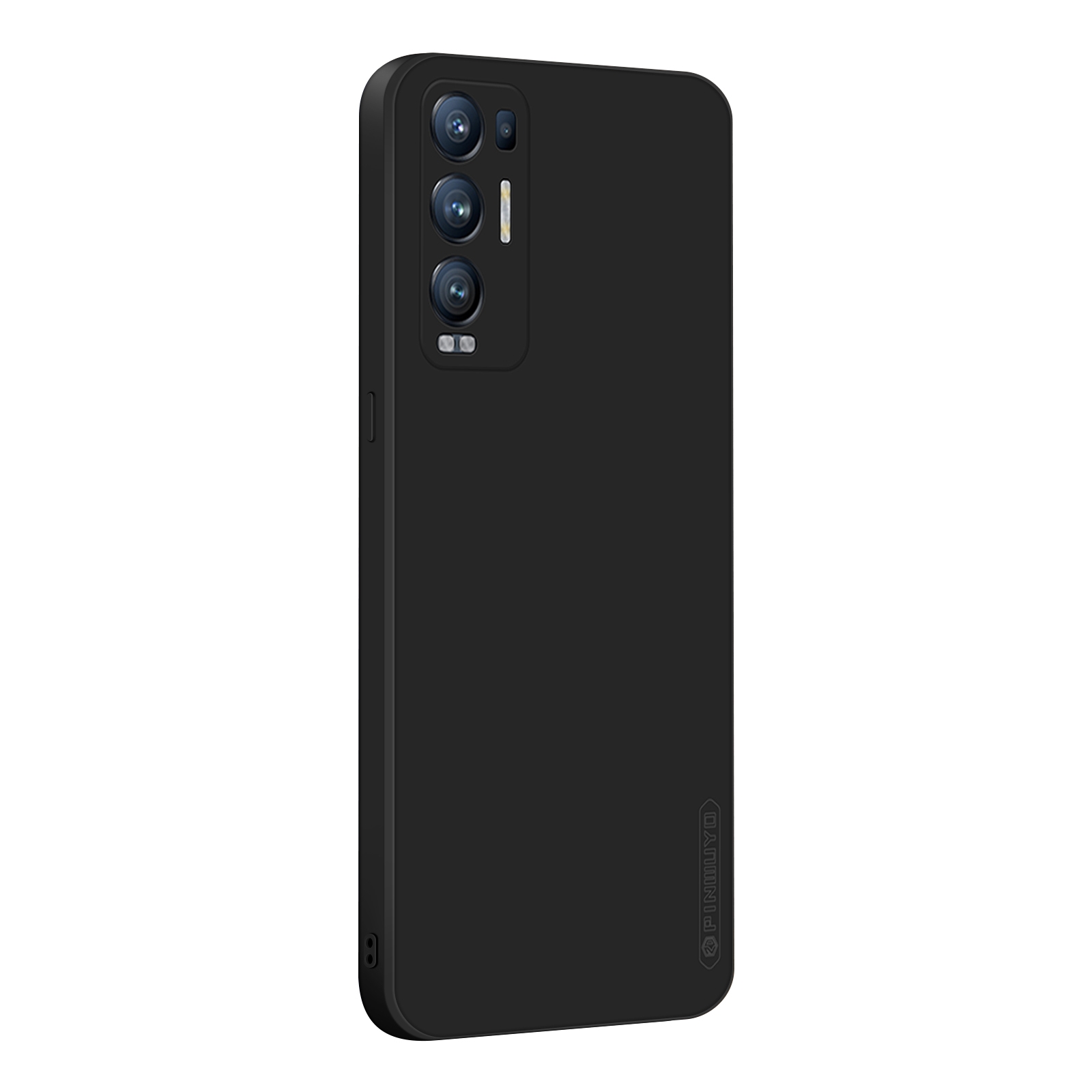 For OPPO Reno5 Pro Plus / Find X3 NEO PINWUYO Touching Series Liquid Silicone TPU Shockproof Case(Black)