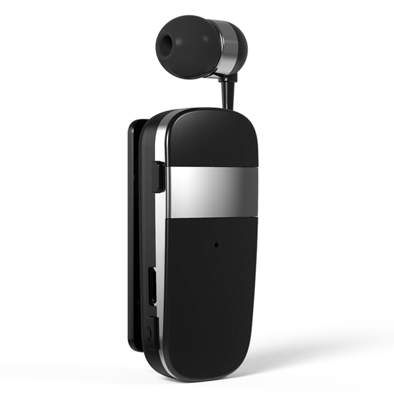 K53 Stereo Wireless Bluetooth Headset Calls Remind Vibration Wear-Clip Driver Auriculares Earphone For Phone(Black) - Shopkiz.com