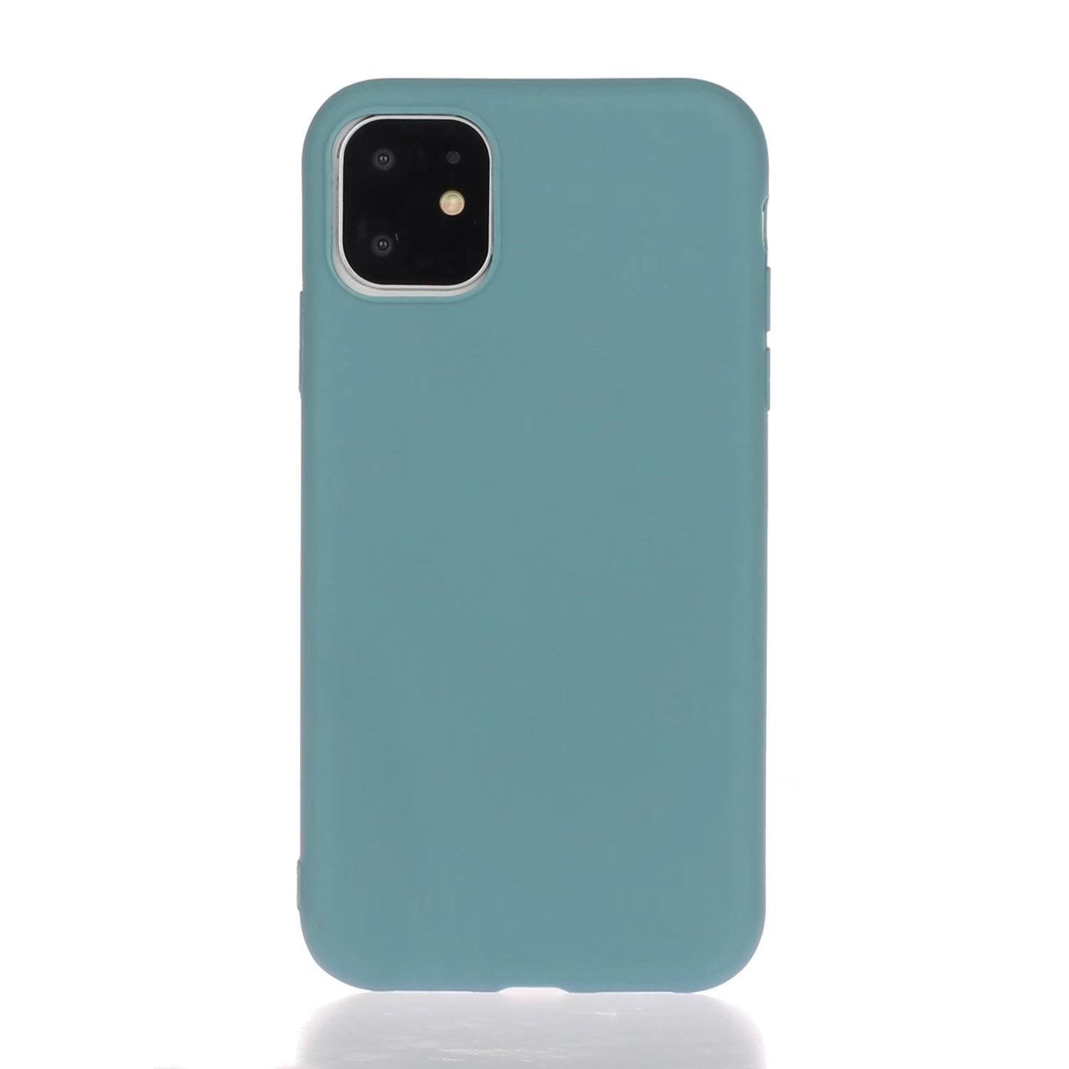 For iPhone 13 Pro Max Solid Color Frosted TPU Phone Case (Lake blue) - Shopkiz.com