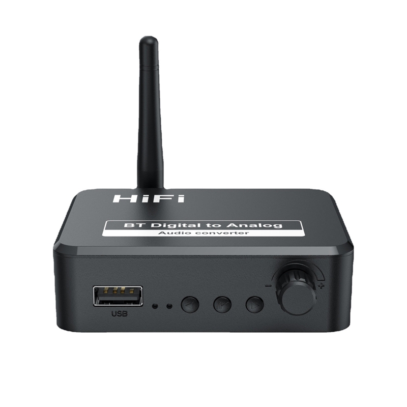 B35 Bluetooth 5.0 Receiver Digital to Analog 3.5mm Audio Converter - Shopkiz.com