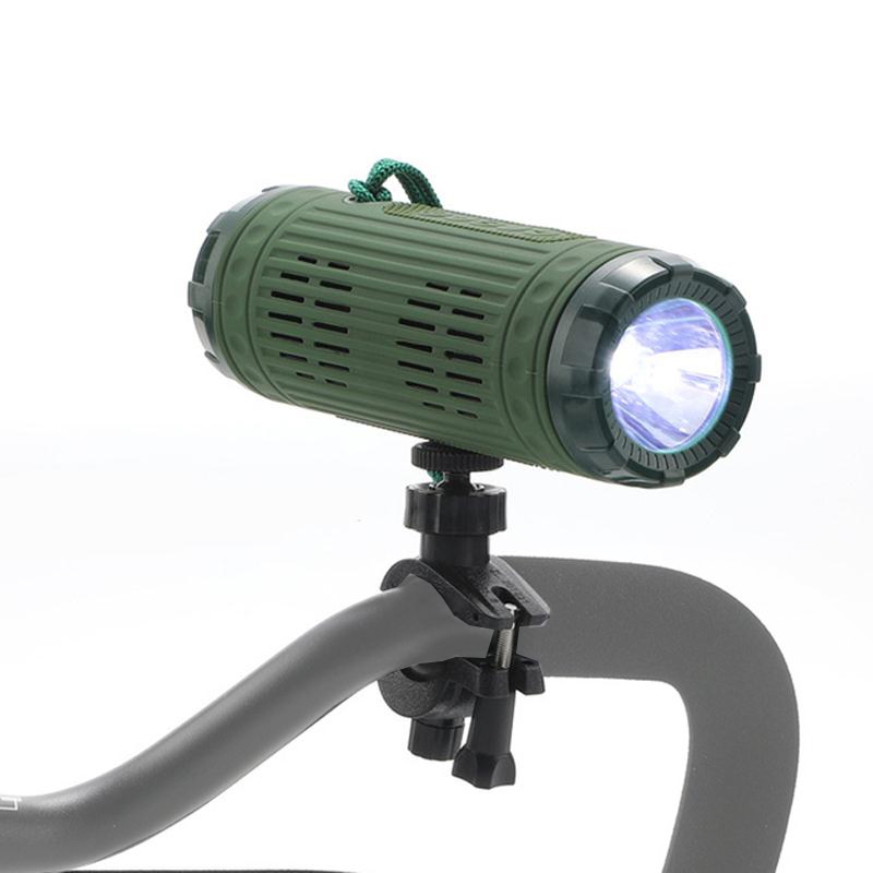 T&G TG312 LED Outdoor Portable Multifunctional Wireless Bluetooth Speaker(Green) - Shopkiz.com