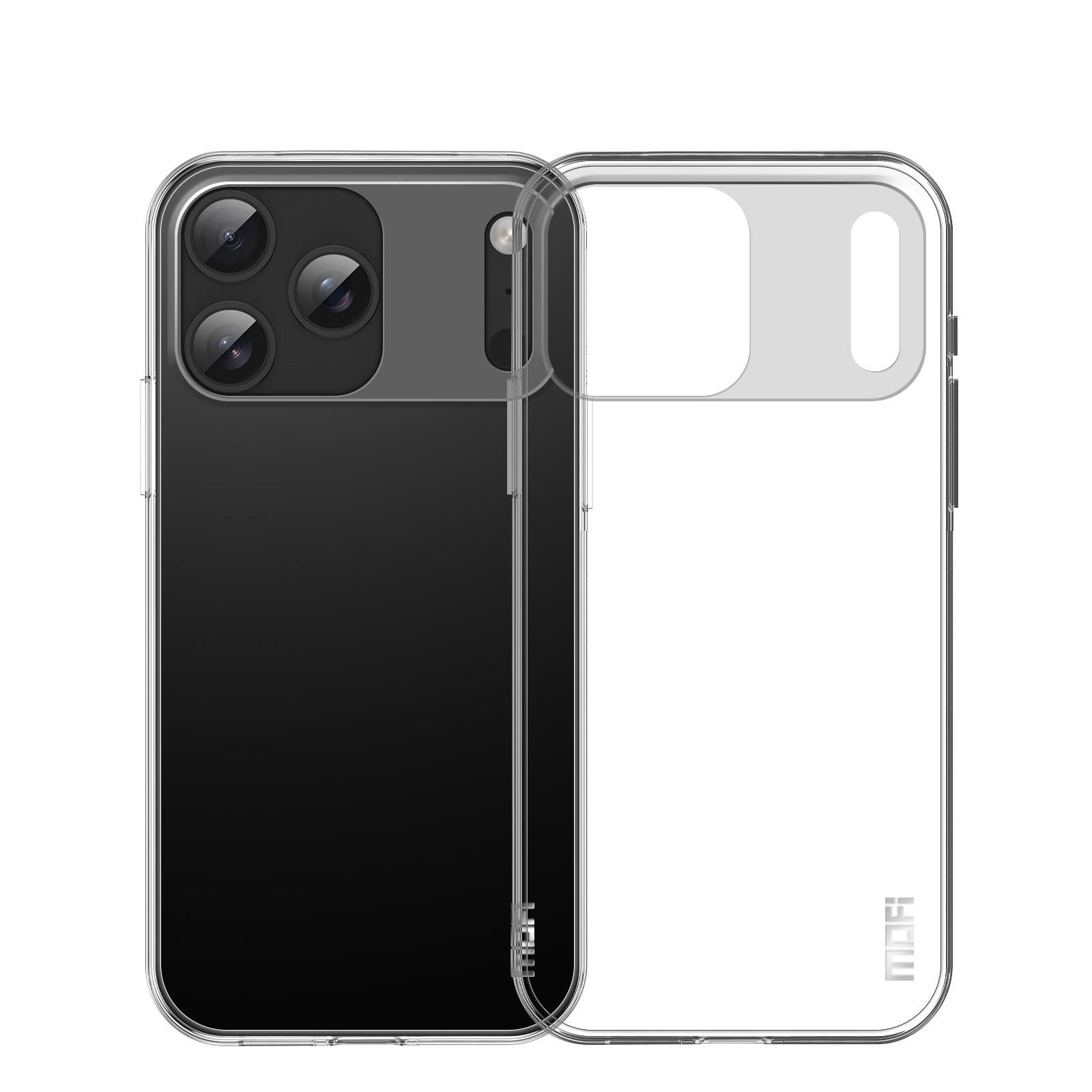 For iPhone 18 Pro MOFI Ming Series Ultra-thin TPU Phone Case(Transparent) - Shopkiz.com