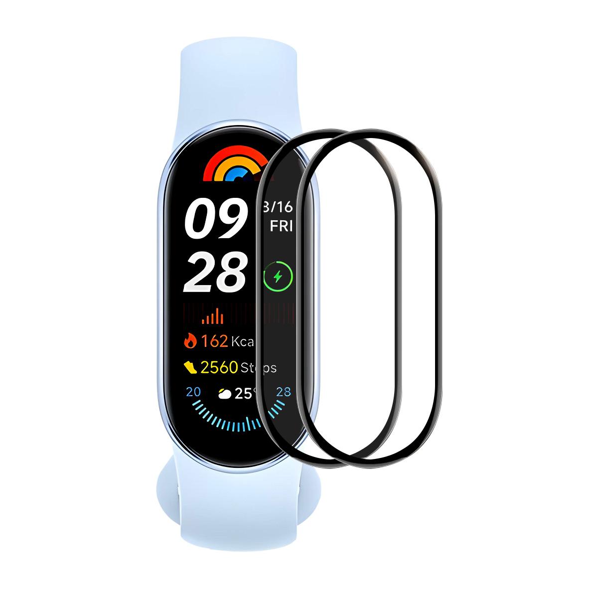 For Xiaomi Smart Band 11 / 11 NFC 2pcs ENKAY ENKAY 3D Full Coverage Soft PC Edge PMMA HD Screen Film - Shopkiz.com