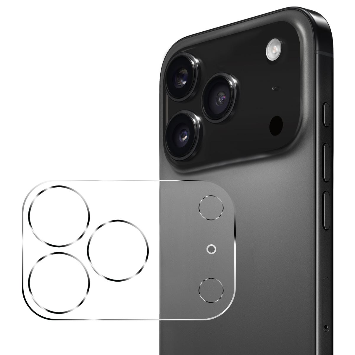 For iPhone 17 Pro ENKAY Hat-Prince 9H Rear Camera Lens Tempered Glass Film - Shopkiz.com