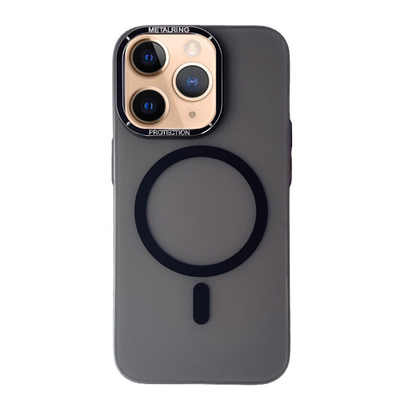 For iPhone 11 Pro Frosted PC MagSafe TPU Phone Case(Black) - Shopkiz.com