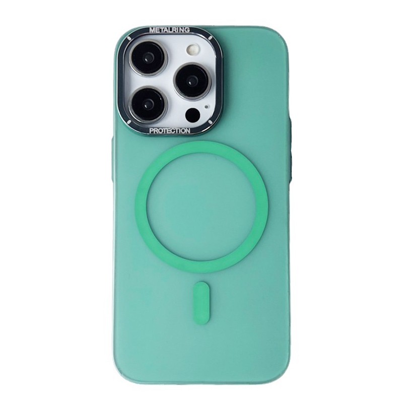 For iPhone 13 Pro Frosted PC MagSafe TPU Phone Case(Green) - Shopkiz.com