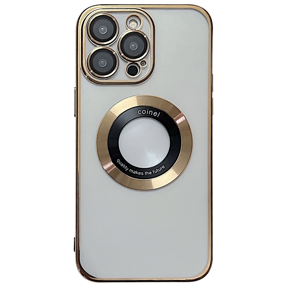 For iPhone 14 Pro Electroplating Magsafe TPU Phone Case(Gold) - Shopkiz.com
